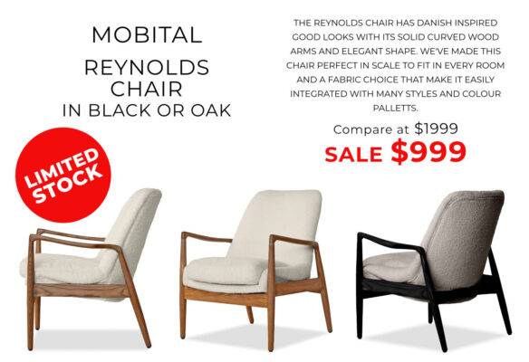 Mobital Reynolds chairs on sale, different colors available