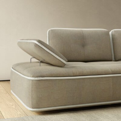 Natuzzi Pixel - side and arm details